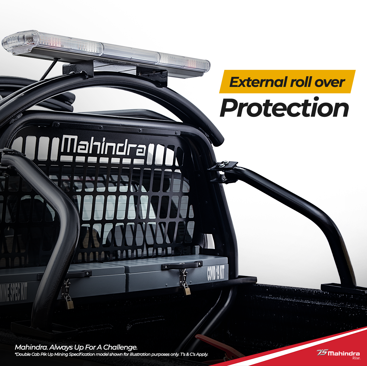 Mahindra S6 Mining Spec Roll Over Protection