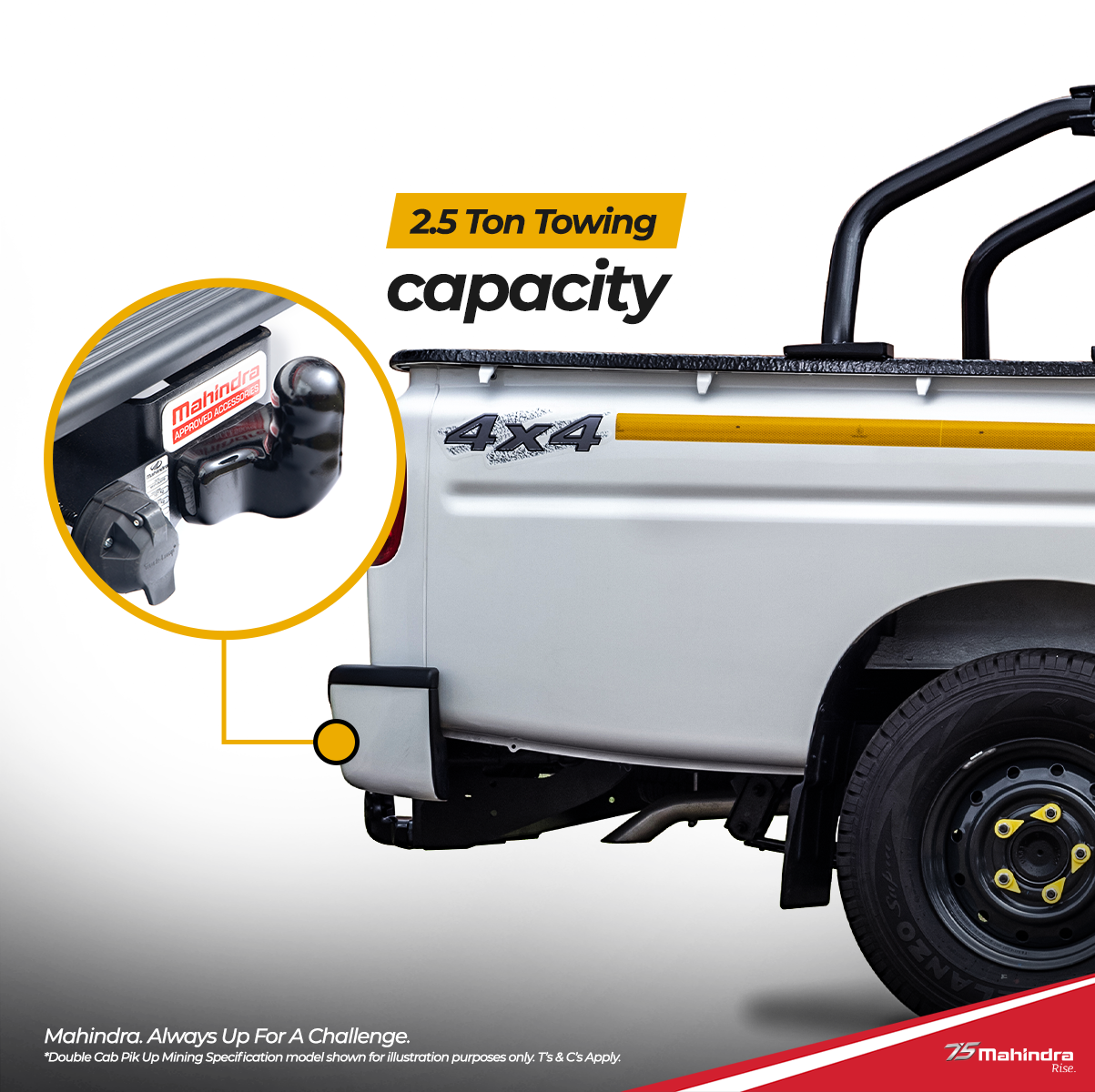 Mahindra S6 Mining Spec Tow Bar